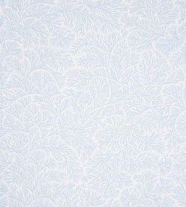 Bougainvillea Wallpaper by Schumacher China Blue