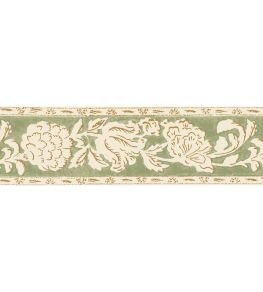 Boulevard Stripe Border Wallpaper by DADO Olive Boulevard Stripe Border Wallpaper by DADO Olive