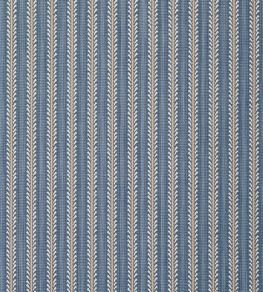 Bourdon Stripe Fabric by Colefax and Fowler Navy Bourdon Stripe Fabric by Colefax and Fowler Navy