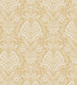 Bourton Damask Wallpaper by Nina Campbell Yellow Bourton Damask Wallpaper by Nina Campbell Yellow
