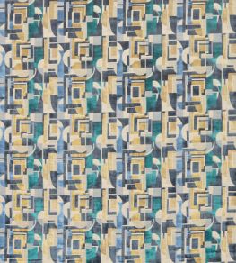 Bovolo Fabric by Osborne & Little Navy/Linen