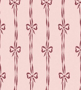 Bow Peep Wallpaper by Woodchip & Magnolia Cherry Pink Bow Peep Wallpaper by Woodchip & Magnolia Cherry Pink