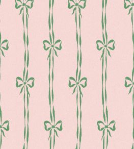 Bow Peep Wallpaper by Woodchip & Magnolia Pink Apple