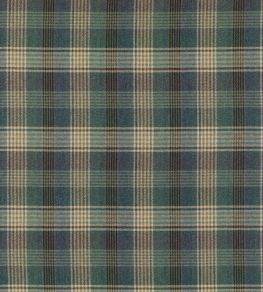 Braemar Fabric by Mulberry Home Blue