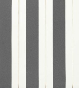 Bramante Stripe Wallpaper by Osborne & Little Charcoal Bramante Stripe Wallpaper by Osborne & Little Charcoal