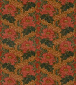Brantwood Velvet Fabric by GP & J Baker Rose/Green