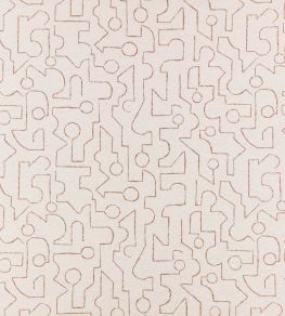 Braque Fabric by Zinc Cognac Braque Fabric by Zinc Cognac