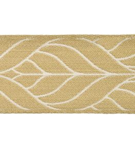 Brasilia Jacquard Braid 80mm Trimming by Houles Sable Brasilia Jacquard Braid 80mm Trimming by Houles Sable
