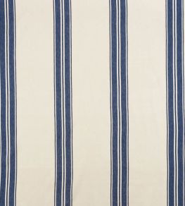 Brentwood Stripe Fabric by Schumacher Cobalt
