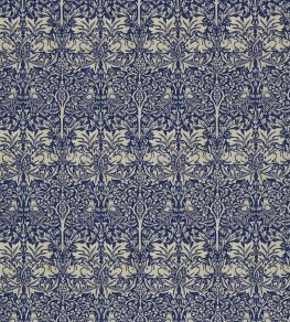 Brer Rabbit Fabric by Morris & Co Indigo/Vellum Brer Rabbit Fabric by Morris & Co Indigo/Vellum