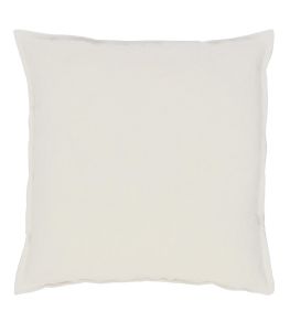 Brera Lino Cushion 45 x 45cm by Designers Guild Alabaster & Natural