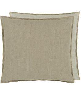 Brera Lino Cushion 43 x 43cm by Designers Guild Seagrass & Natural Brera Lino Cushion 43 x 43cm by Designers Guild Seagrass & Natural