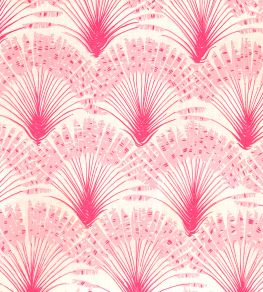 Brisa Fabric by Christopher Farr Cloth Hot Pink