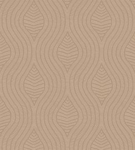Brodelia Wallpaper by Casamance Praline Brodelia Wallpaper by Casamance Praline