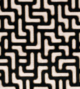 Bryce Fabric by Casamance Noir Bryce Fabric by Casamance Noir