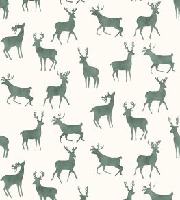Bucks Wallpaper by Thibaut Wild Sage