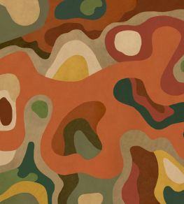 Burle Mural by Tres Tintas Terracotta Burle Mural by Tres Tintas Terracotta