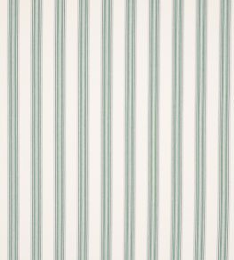 Burlow Stripe Fabric by Jane Churchill Green Burlow Stripe Fabric by Jane Churchill Green