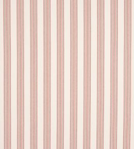 Burlow Stripe Fabric by Jane Churchill Red Burlow Stripe Fabric by Jane Churchill Red