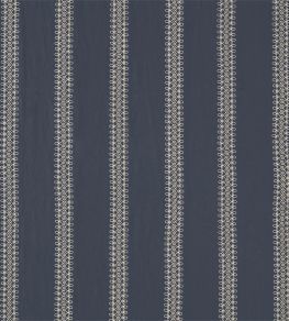 Burnett Stripe Fabric by Sanderson Indigo