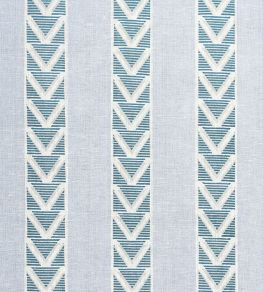 Burton Stripe Fabric by Anna French Blue Burton Stripe Fabric by Anna French Blue