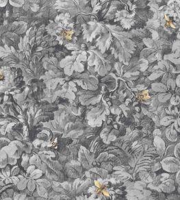 Busy Bee Wallpaper by Woodchip & Magnolia Charcoal