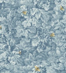 Busy Bee Wallpaper by Woodchip & Magnolia Reservoir Blue