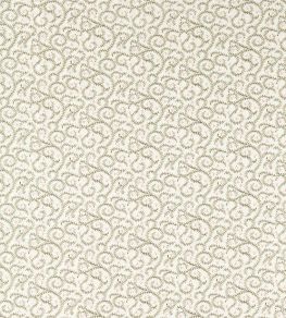 Buta Embroidery Fabric by Clarke & Clarke Sage/Blush