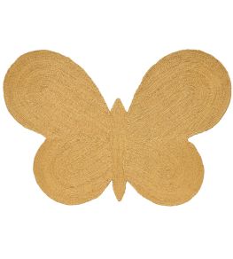 Butterfly Jute Rug by Nanimarquina Ochre