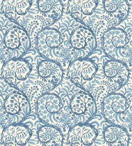 Butterow Wallpaper by Josephine Munsey Bright Blue and White Butterow Wallpaper by Josephine Munsey Bright Blue and White