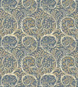 Butterow Wallpaper by Josephine Munsey Bude Blue Butterow Wallpaper by Josephine Munsey Bude Blue