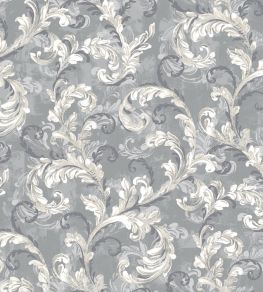 Byzantine Damask Wallpaper by Coordonne Pearl Byzantine Damask Wallpaper by Coordonne Pearl