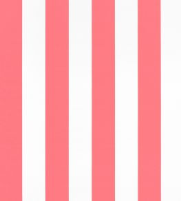 Cabana Stripe Fabric by Thibaut Coral Cabana Stripe Fabric by Thibaut Coral