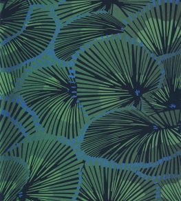 Cabaret Wallpaper by Casadeco Vert Canopee Cabaret Wallpaper by Casadeco Vert Canopee