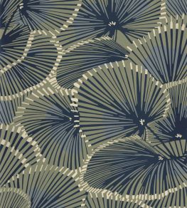 Cabaret Wallpaper by Casadeco Vert Kaki Cabaret Wallpaper by Casadeco Vert Kaki