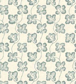 Cabbage Check Wallpaper by Josephine Munsey Osney Blue and Clarke White Cabbage Check Wallpaper by Josephine Munsey Osney Blue and Clarke White