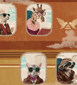 Cabin Class Wallpaper by Brand McKenzie Retro Spice Cabin Class Wallpaper by Brand McKenzie Retro Spice