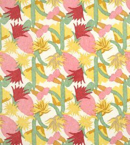 Cactus Flower Wallpaper by Christopher Farr Cloth Fuchsia