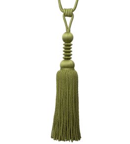 Caitlin Single Tassel Tieback Trimming by Samuel & Sons Olive Caitlin Single Tassel Tieback Trimming by Samuel & Sons Olive