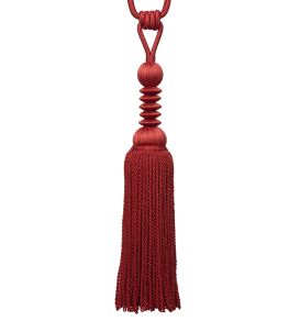 Caitlin Single Tassel Tieback Trimming by Samuel & Sons Titian Red Caitlin Single Tassel Tieback Trimming by Samuel & Sons Titian Red