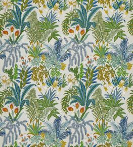 Calla Lily Fabric by Osborne & Little Azure Calla Lily Fabric by Osborne & Little Azure