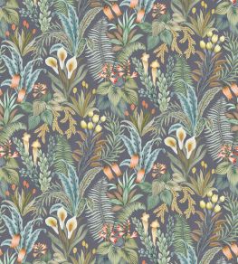 Calla Lily Wallpaper by Osborne & Little Midnight Calla Lily Wallpaper by Osborne & Little Midnight