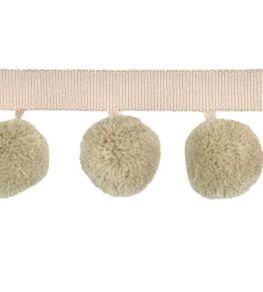 Calypso Bobble Fringe 55mm Trimming by Houles Beige Calypso Bobble Fringe 55mm Trimming by Houles Beige