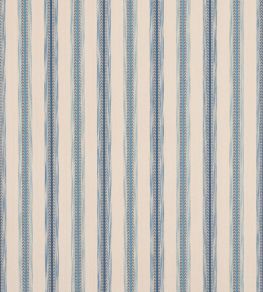 Camber Stripe Fabric by Jane Churchill Blue Camber Stripe Fabric by Jane Churchill Blue