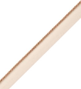 Cambridge Metallic Cord With Tape Trimming by Samuel & Sons Rose Gold Cambridge Metallic Cord With Tape Trimming by Samuel & Sons Rose Gold