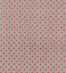 Camden Trellis Fabric by GP & J Baker Red/Blue