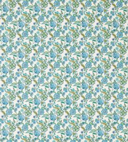 Camellia Fabric by Clarke & Clarke Cobalt Camellia Fabric by Clarke & Clarke Cobalt