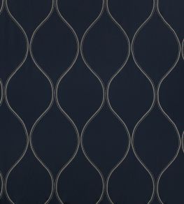 Cameo Fabric by Mark Alexander Blueberry