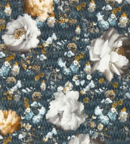 Camile Wallpaper by Clarke & Clarke Midnight/Gold Camile Wallpaper by Clarke & Clarke Midnight/Gold