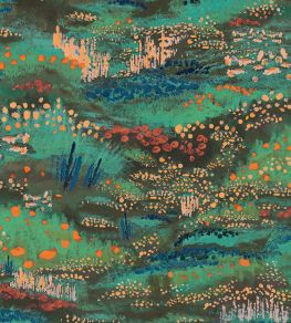 Camp Blau Wallpaper by Tres Tintas Dark green Camp Blau Wallpaper by Tres Tintas Dark green
